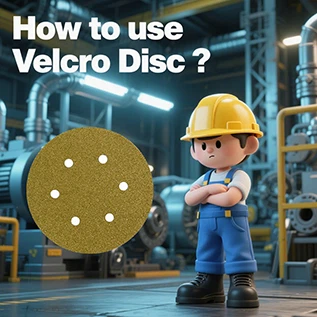Come utilizzare il disco in velcro?